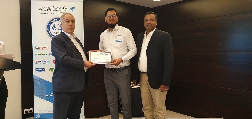 Appreciation on performance of CTC team for 2019