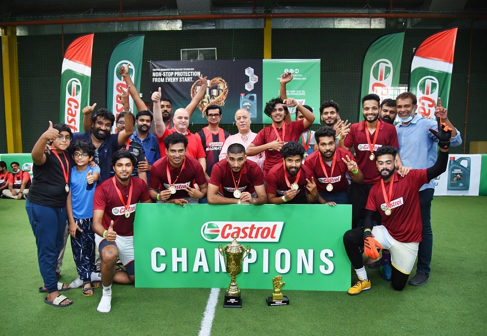 Castrol football champions in UAE