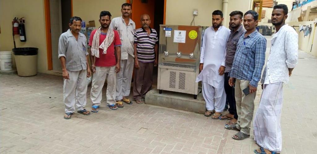 People happy after having their 3 tap water cooler