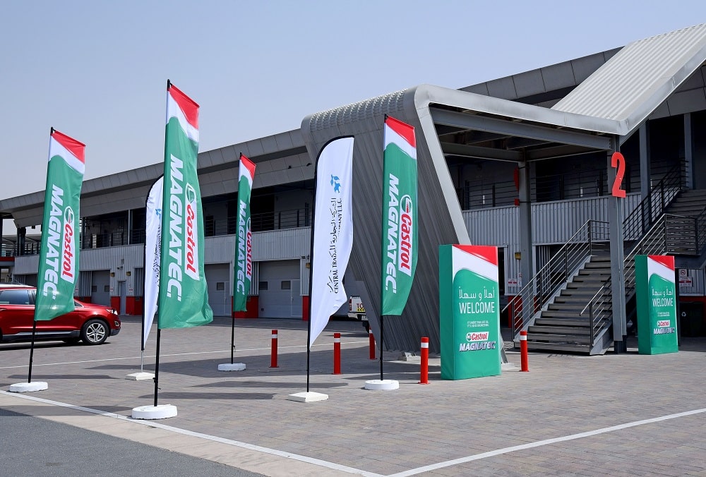 Castrol Flags at the event