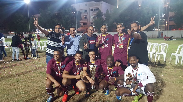 Football match at ARG Family Carnival