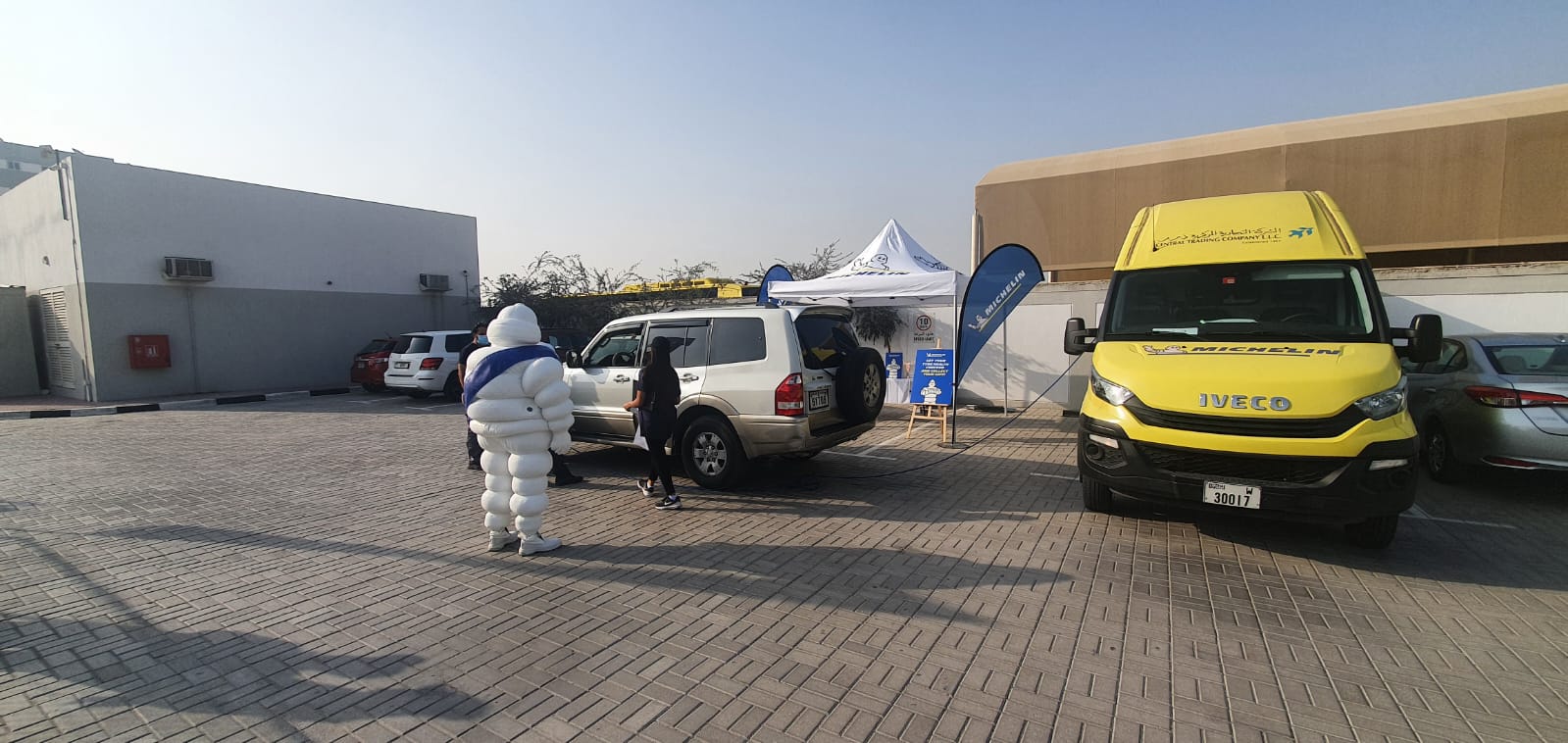 Michelin logo on Iveco van