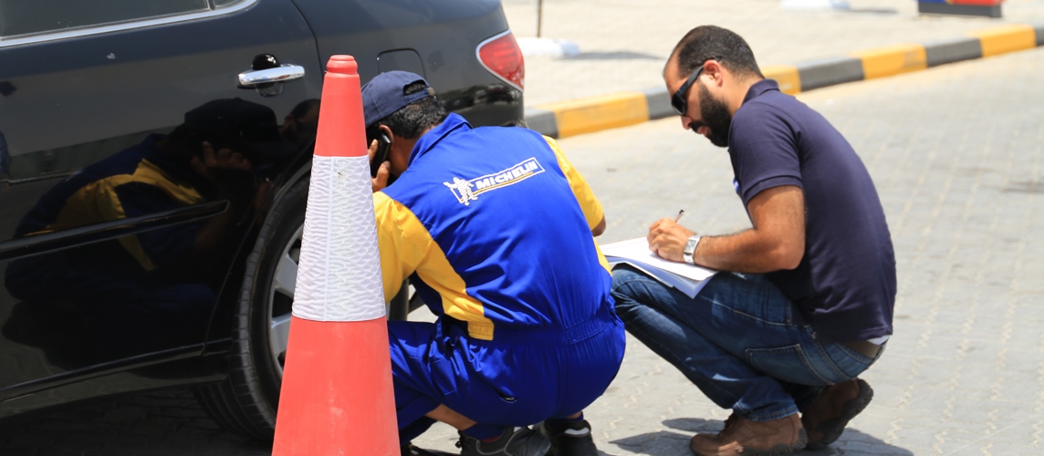 Michelin mechanic check car tyre health