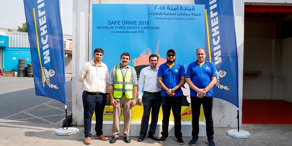 Michelin tean in Safe Drive campain 2018