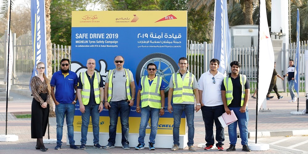 Michelin team in safety campaign 2019