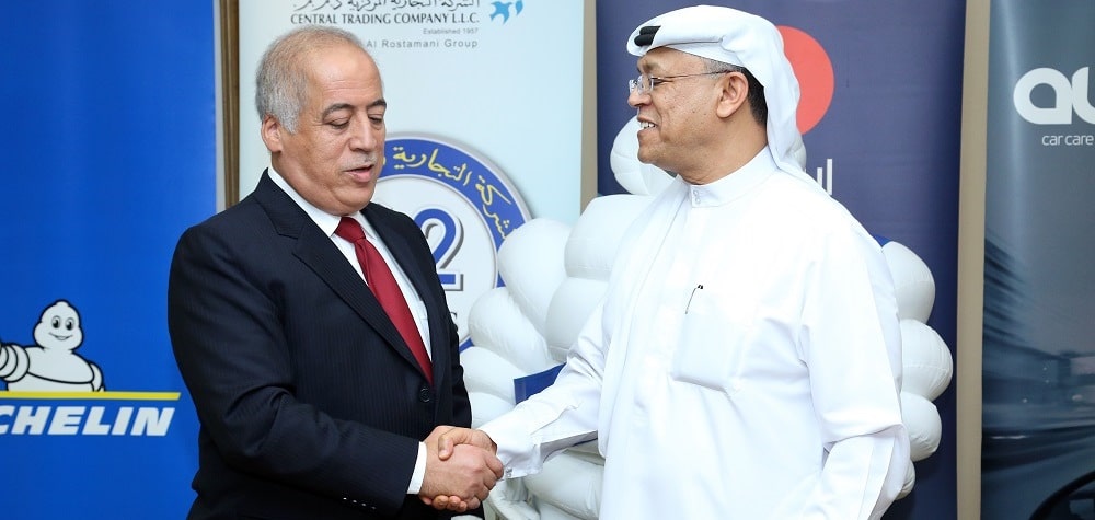 CTC GM Muhammad Aqil and Mr. Zaid Al Qufaidi Managing Director of ENOC Shake hands