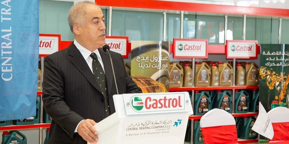 CTC GM Mohammed Aqel at Castrol Terranova Launch