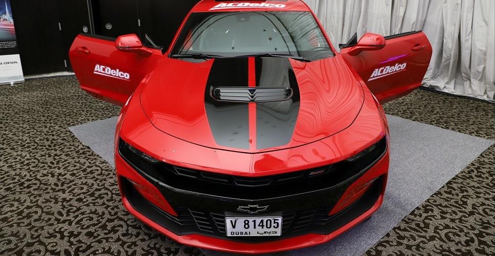 Black and red luxurious car